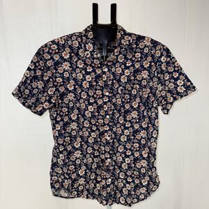 Men’s J.Crew Short Sleeve Floral Print Button-Up Shirt Flex Washed Size: M